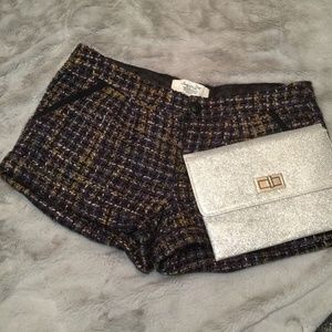 American Rag Wool Plaid Shorts